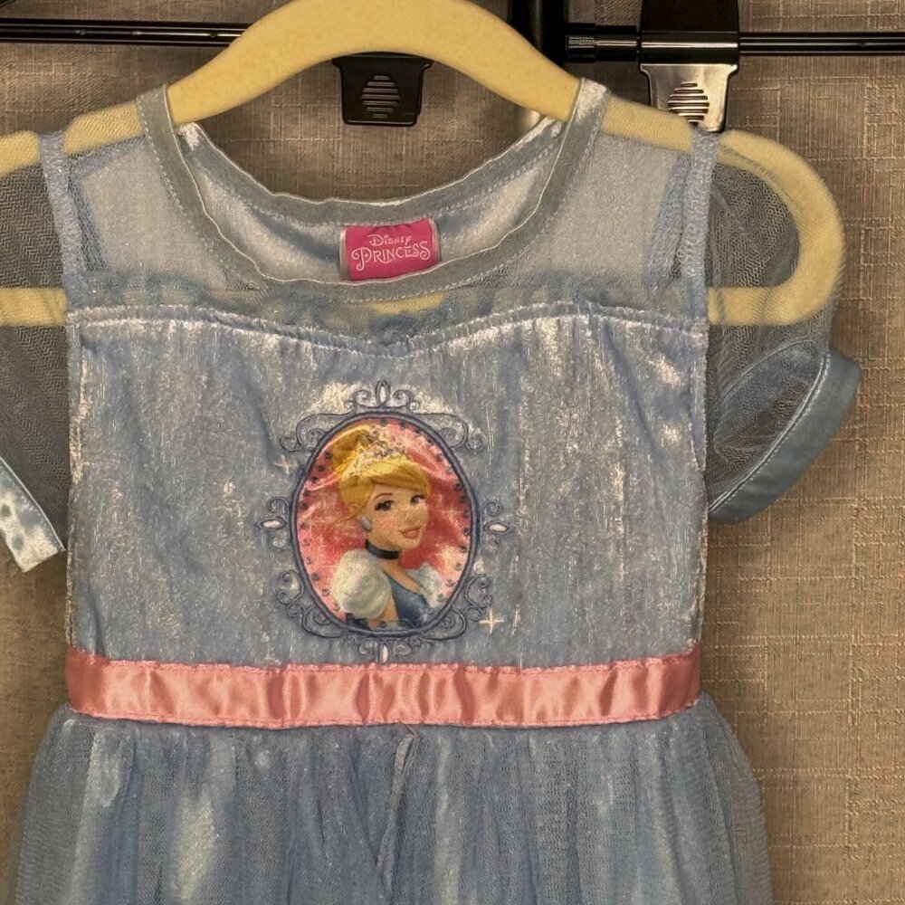 Disney - Cinderella - Girls Sleeveless Sleeping Dress - Size 4
